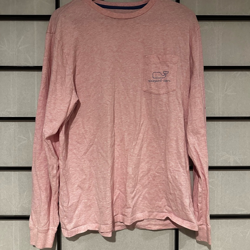 Vineyard Vines Pink Long Sleeve Shirt